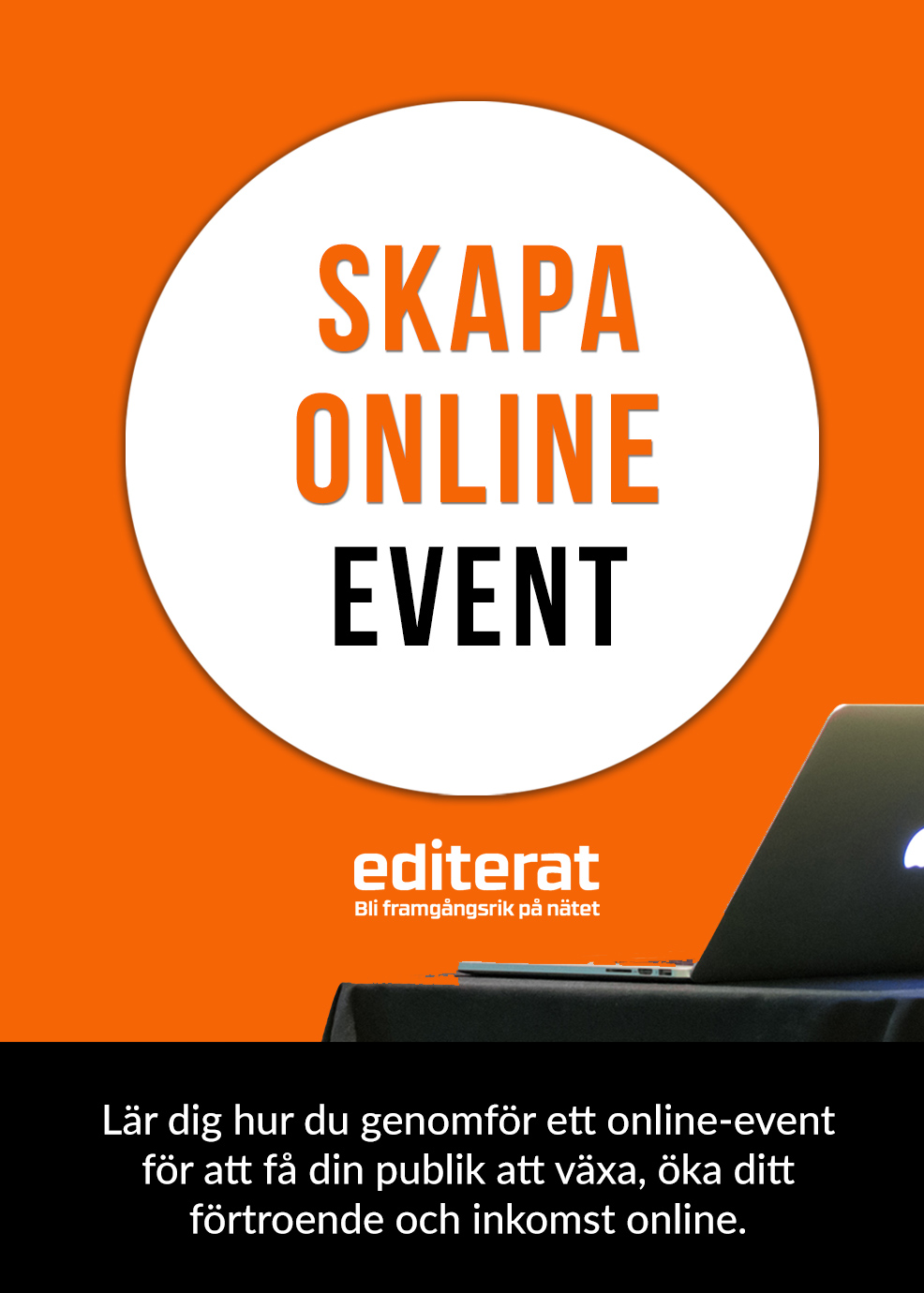 Skapa online event